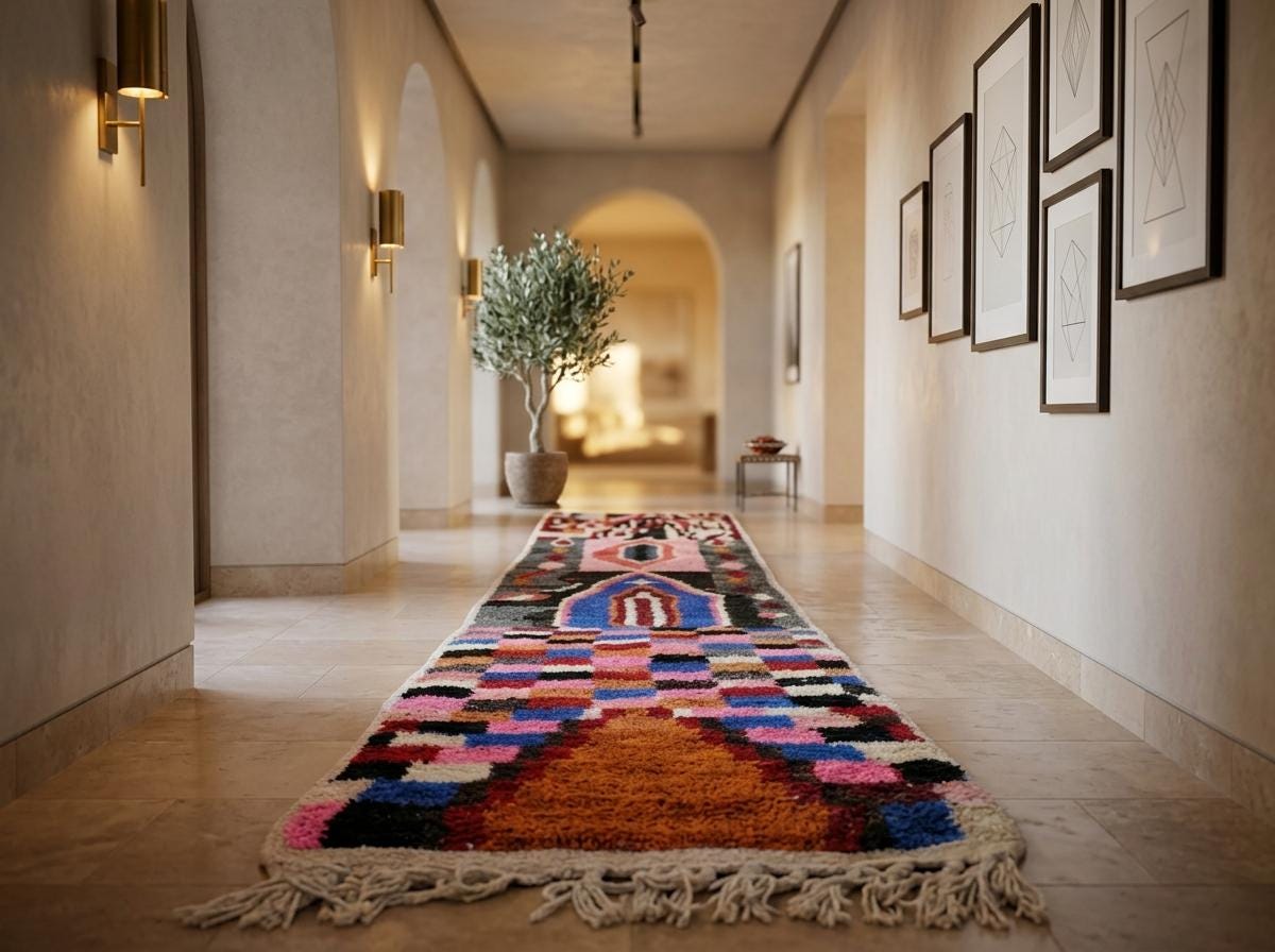 Berber Abstract Boujaad Rug
