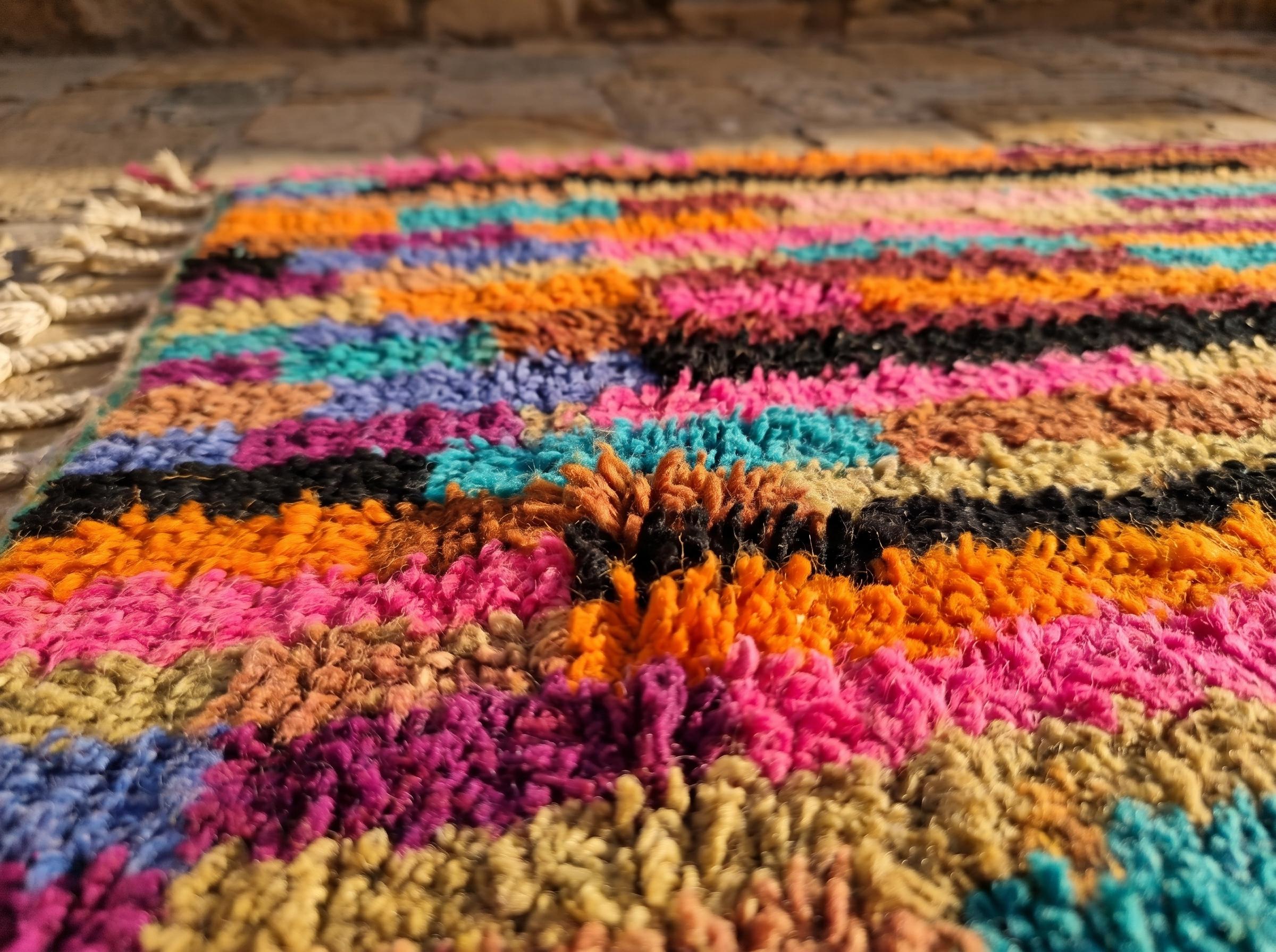 Berber Colorful Boujaad Rug