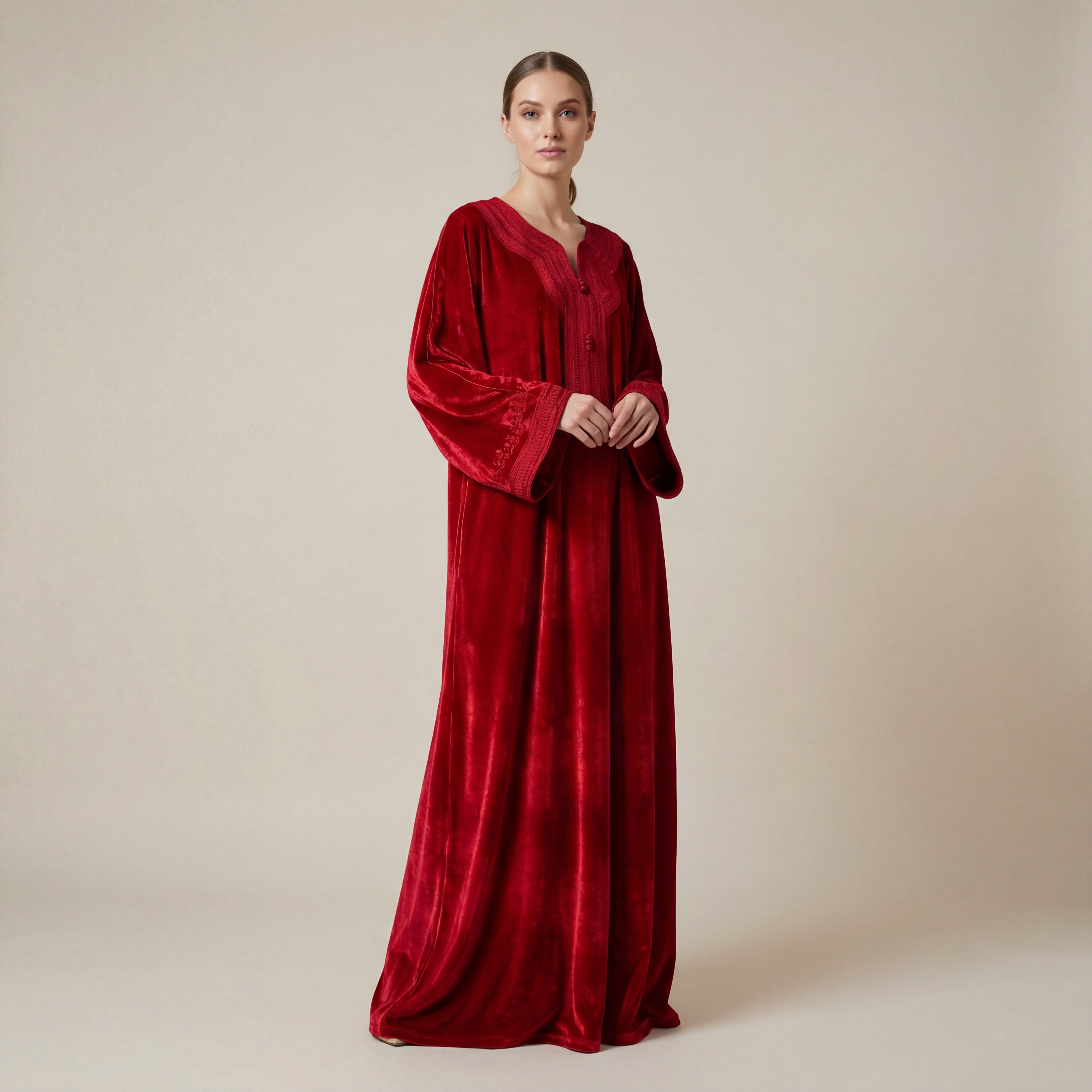 Rouge Kaftan - Velours Occasion Wear
