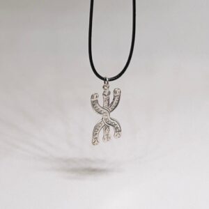 Amazigh Berber Sterling Silver Yaz Pendant: Kabyle Tuareg Free Man Necklace