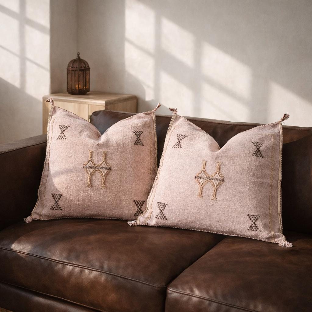 Berber Dewberry Cactus Pillow