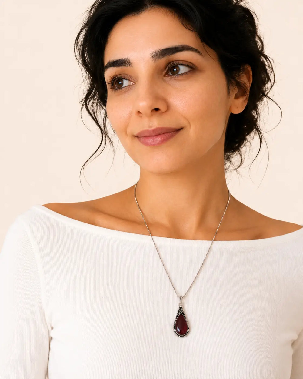 Tazzalt Necklace - Amazigh Silver Pendant Jewelry