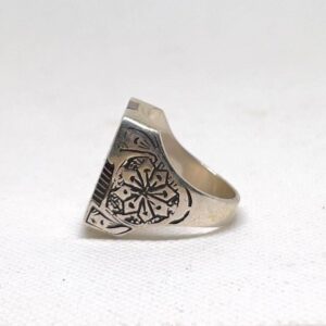 Tuareg Sterling Silver Ring: Handmade Berber Tribal Jewelry
