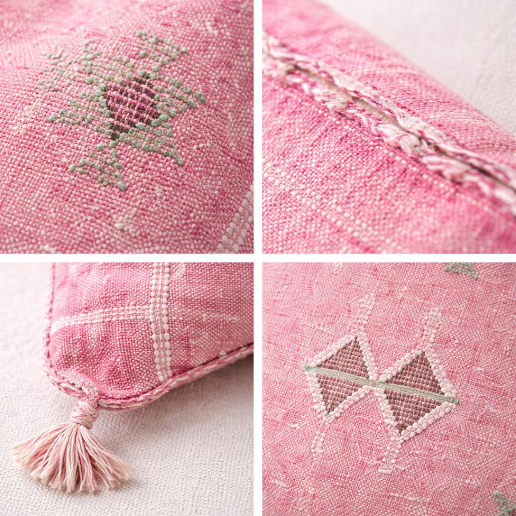 Berber Vintage Pink Pillow