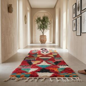 Berber Red Cream Rug