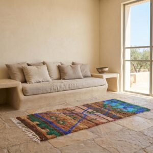 Berber Brown Runner Rug