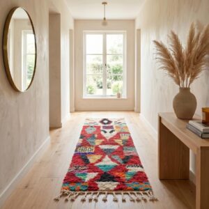 Berber Red Cream Rug