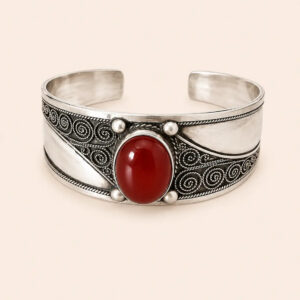 Amazigh Silver Symbol Bracelet – Amazigh Jewelry with Character