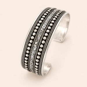 Amazigh Silver Bracelet – Berber Wrist Adornment