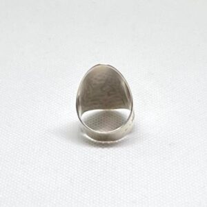 Handmade Engraved Sterling Silver Berber Ring: Tribal Jewelry, Size 8 US