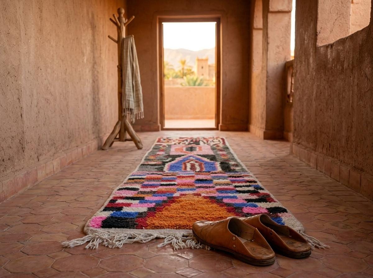 Berber Abstract Boujaad Rug