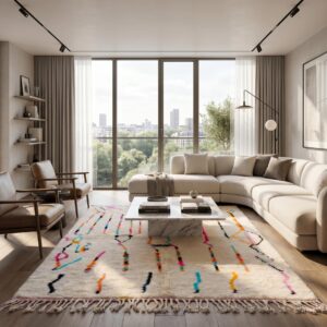 Berber Ivory Beni Ourain Rug