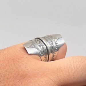 Niger Mali Handmade Touareg Sterling Silver Ring: Berber Tribal Boho, Size 10
