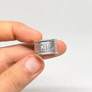 Handmade Sterling Silver Tuareg Ring: Berber Tribal Jewelry