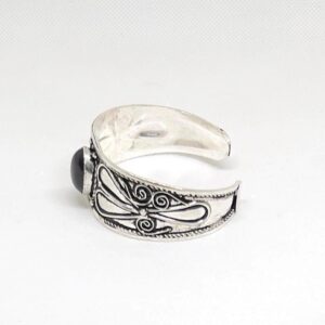 Berber Tuareg Sterling Silver Cuff Bracelet: Tribal Jewelry