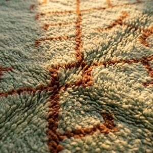 Berber Sage Green Beni ourain Rug
