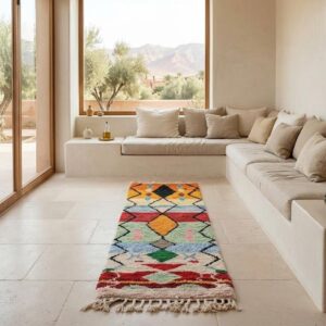 Amazigh Handwoven Multicolor Rug