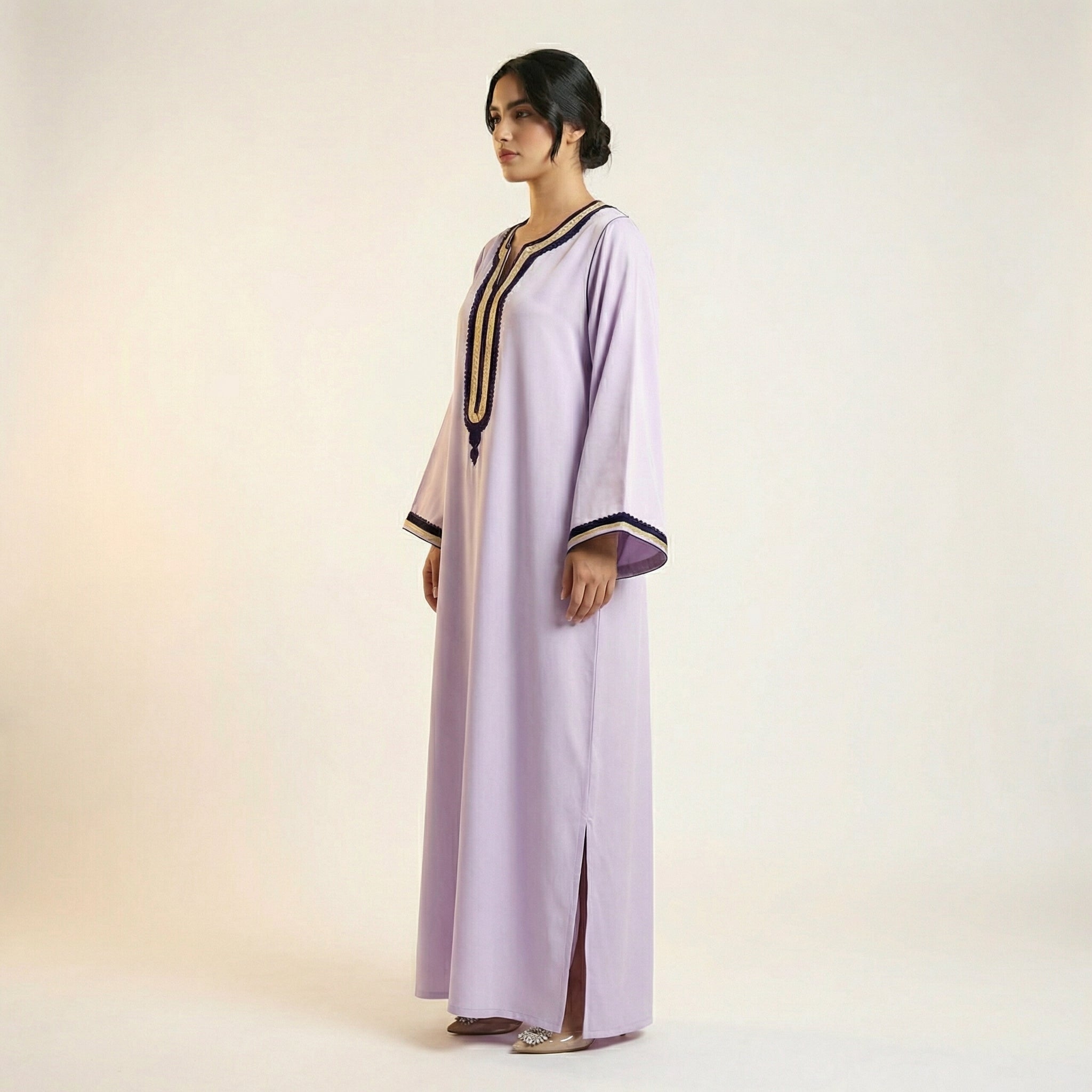 Lavender Kaftan - Amazigh Gold Occasion Wear
