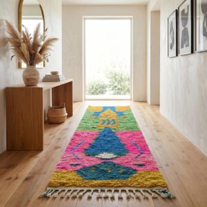 Berber Green Pink Rug