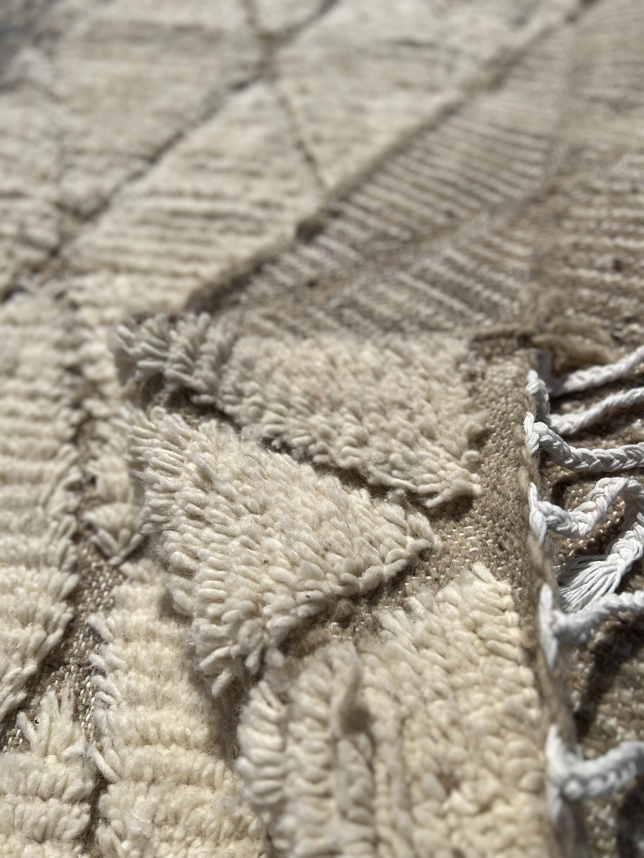 Berber Beni Ourain Rug 8x5 ft