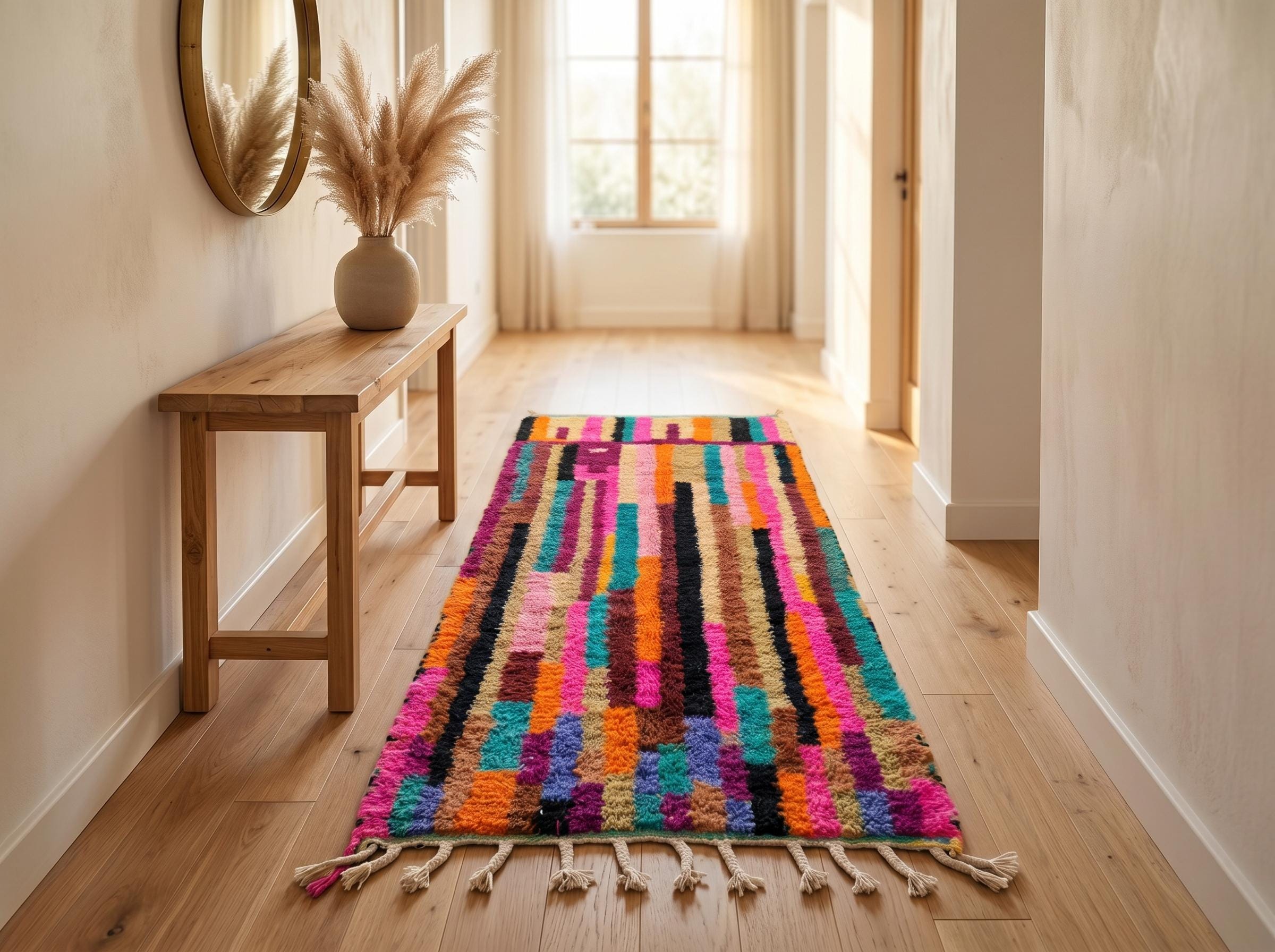 Berber Colorful Boujaad Rug