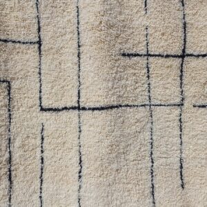 Berber Authentic Beni Ourain Rug 8x5 ft
