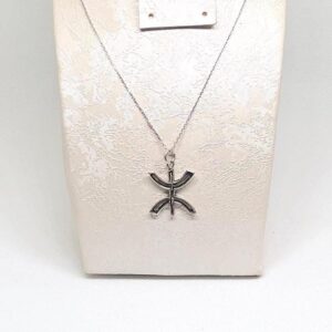Amazigh Berber Symbol Necklace: Sterling Silver Jewelry