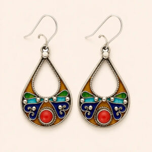Thiziri Earrings - Amazigh Silver Heritage Jewelry