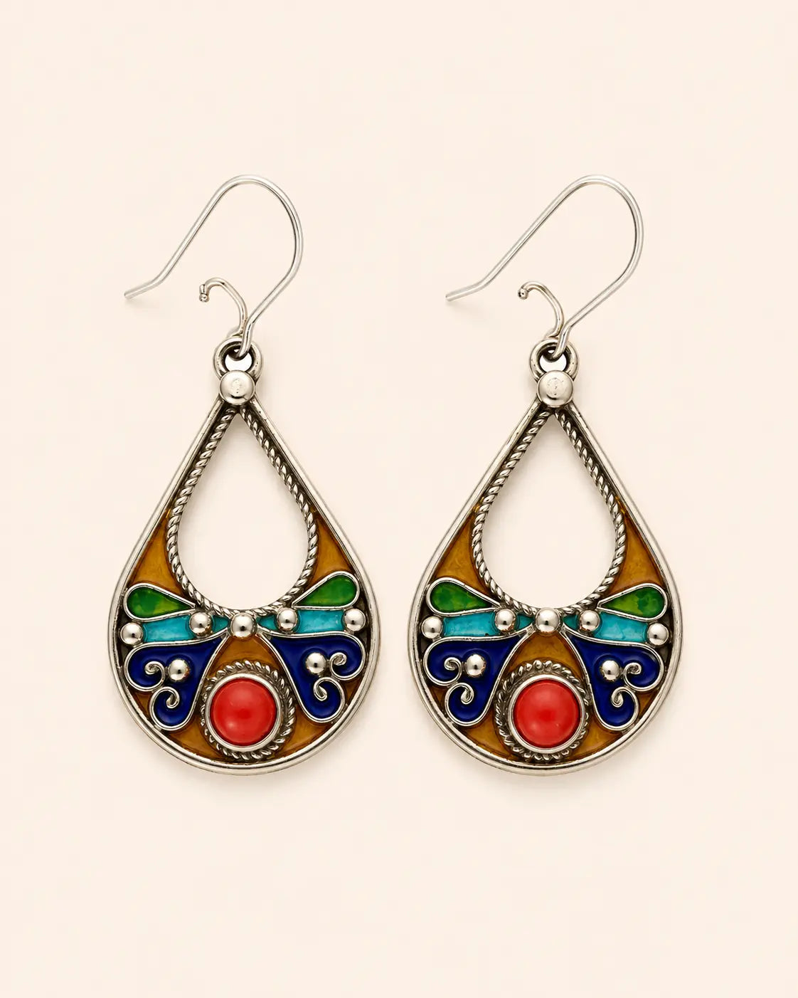 Thiziri Earrings - Amazigh Silver Heritage Jewelry