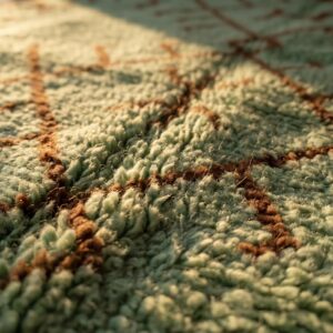 Berber Sage Green Beni ourain Rug