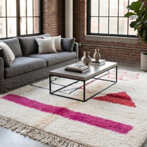 Berber Ivory Beni Ourain Rug
