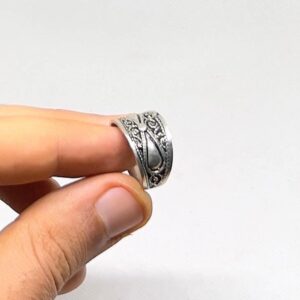 Berber Sterling Silver Ring: Handmade Tuareg Kabyle Ethnic Tribal Rings Jewelry