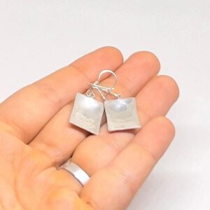 Amazigh Sterling Silver Amazigh Yaz Symbol Bohemian Earrings: Berber Jewelry