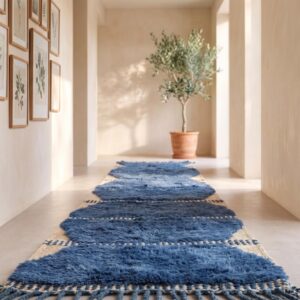 Berber Blue Wool Rug