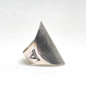 Handmade Sterling Silver Tuareg Spiral Ring: Berber Ethnic Desert Tribal Jewelry