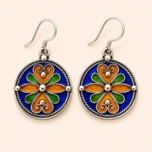 Djedjiga Earrings - Amazigh Silver Heritage Jewelry