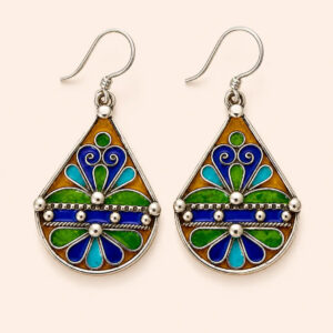 Cherifa Earrings - Amazigh Silver Heritage Jewelry