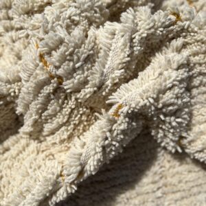 Beni Ourain Rug - Ivory Gold Wool Rug - Handmade Diamond Rug - Neutral Boho Area Rug - Berber Carpet - Multiple Sizes