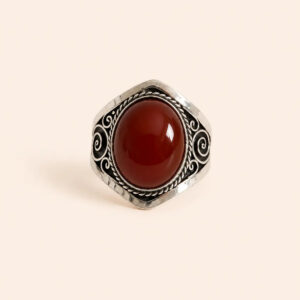 Berber Silver Diamond Ring – Symbolic Berber Finger Jewelry