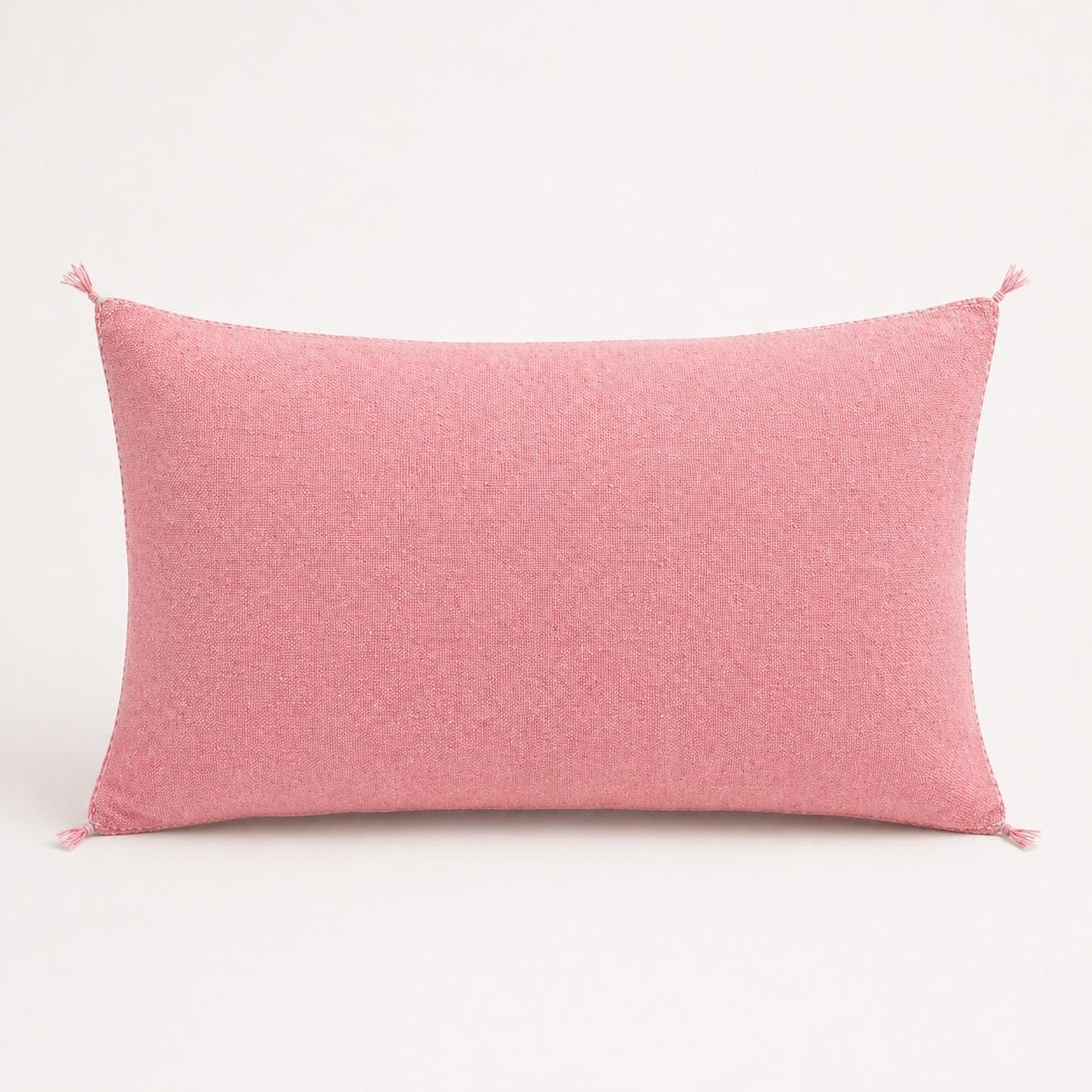 Amazigh Cactus Silk Cover 12x20 Handmade Lumbar Pillow