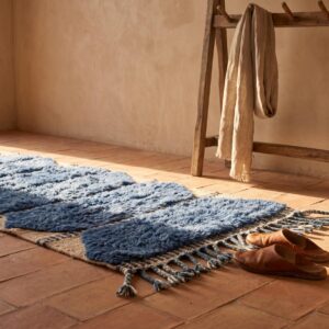 Berber Blue Wool Rug