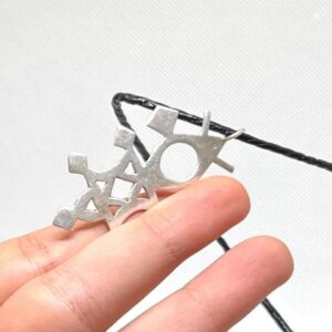 Vintage Sterling Silver Tuareg Cross Pendant: African Croix du Sud Necklace