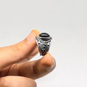 Berber Silver Ring: Ethnic Tibetan Sterling Boho Hippie Tribal Jewelry