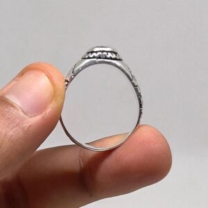Tuareg Sterling Silver Ring: Handmade Berber Tribal Jewelry