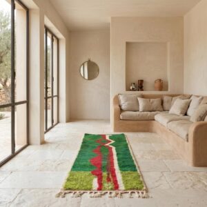 Berber Green Boujaad Rug