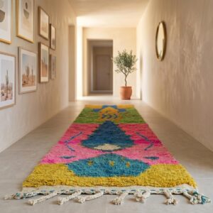 Berber Green Pink Rug