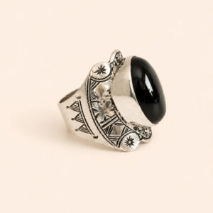 Berber Silver Tribal Ring – Moroccan Heritage Ring