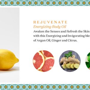 Berber Energizing Argan Body Ginger Bergamot Grapefruit Oil