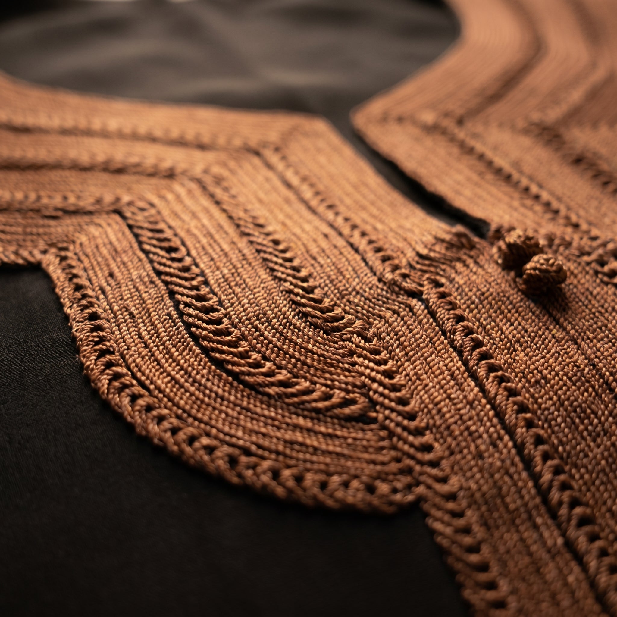 sfifa Kaftan - Berber Black Embroidered Occasion Wear