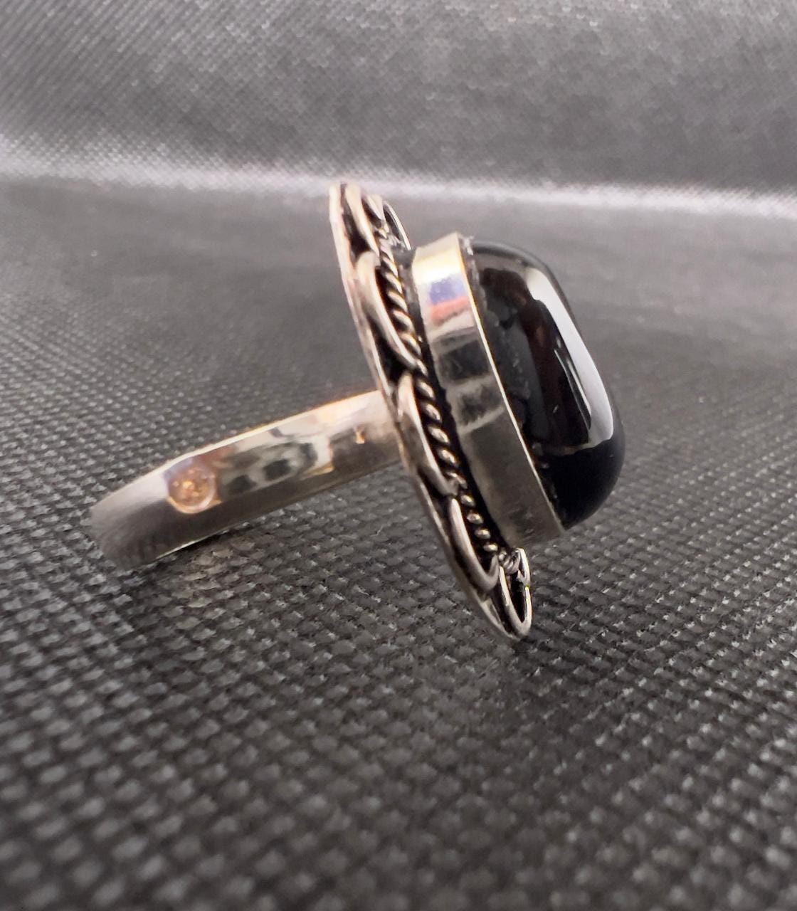 Sterling Silver Berber Ring: Red Agate, Tribal Boho Jewelry